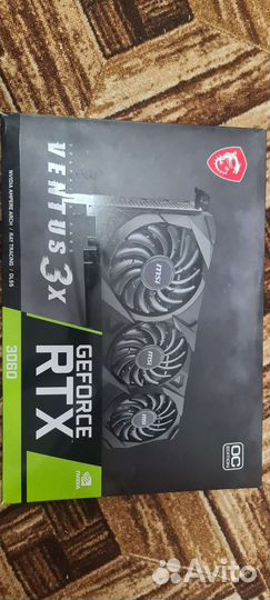 Видеокарта msi rtx 3060