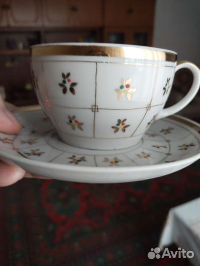 Сервиз чайный, фарфоровый