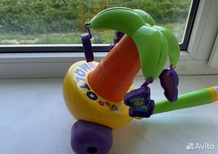 Тележка толлокар детский. Каталка с ручкой