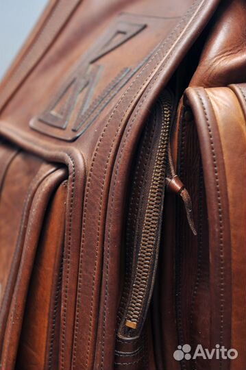 Рюкзак кожаный мужской ручной работы