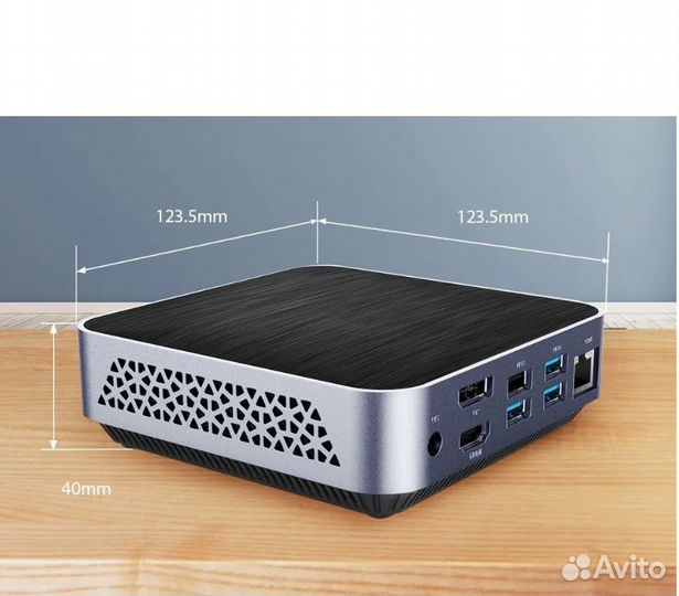 Мини пк Ryzen7 3750h Vega10 8Гб 250SSD