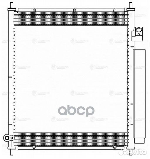 Радиатор кондиционера lrac 2319 luzar