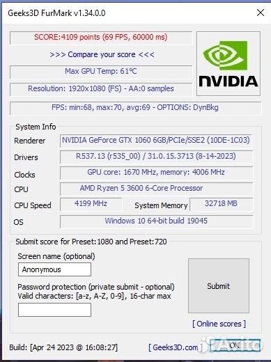 Видеокарта gtx 1060 6gb asus strix