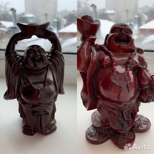 Хоттей нэцкэ фигурка красная