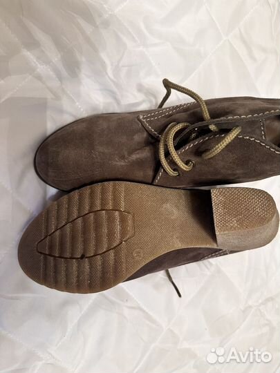 Ботильоны женские 39 размер новые,нубук