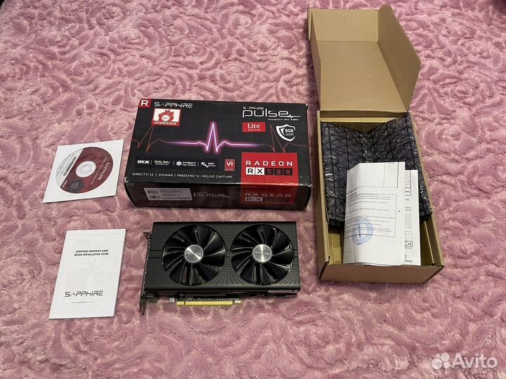 Sapphire RX 580 Pulse Lite OC 8GB (Гарантия)