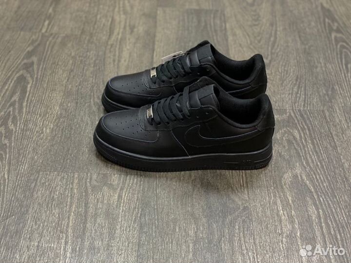 Кроссовки Nike Air Force 1 Black (36-45)