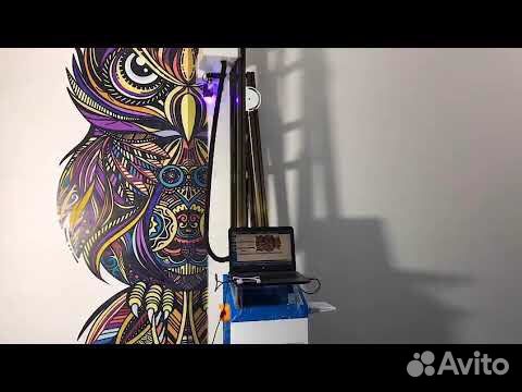 Роспись стен, печать на холсте