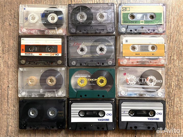 Аудиокассеты – набор 12 штук