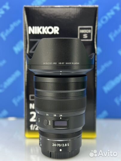 Nikon Z 24-70mm f/2.8 (гарантия) sn3331