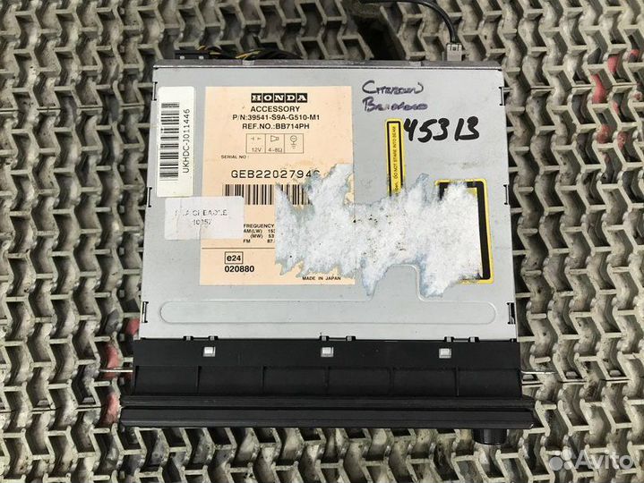 Магнитола Honda CR-V 39541-S9A-G510-M1