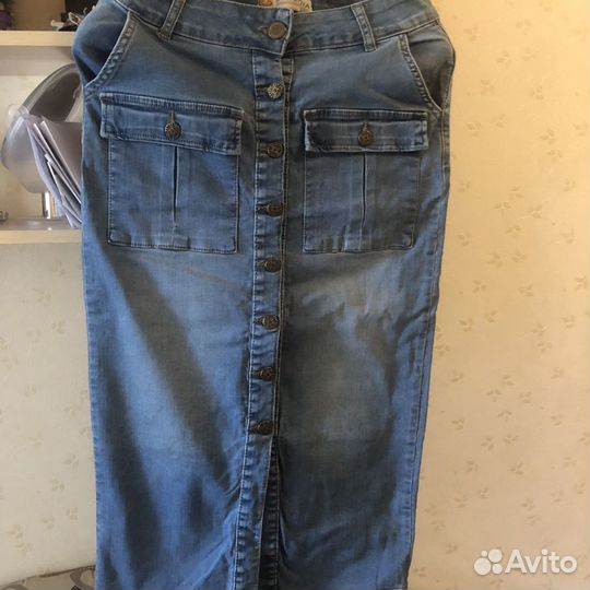 Юбка джинсовая