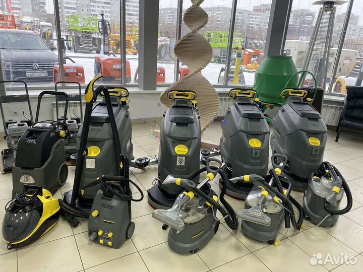 Аренда моющего пылесоса Керхер / пароочиститель