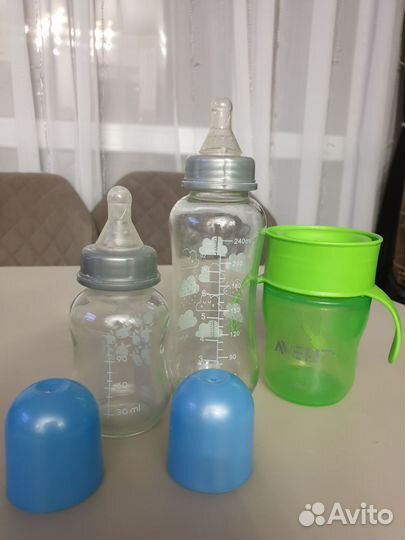 Бутылочки для кормления стекло