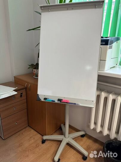 Доска-флипчарт магнитно-маркерная демонстрационная