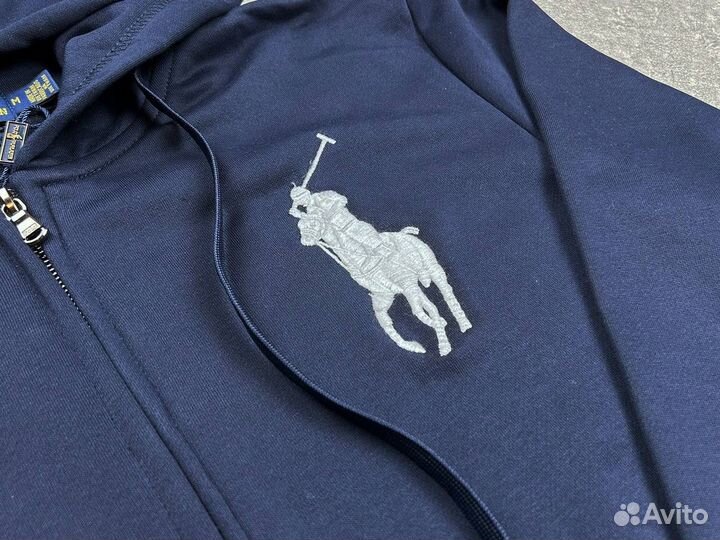 Зип Худи Polo Ralph Lauren Chief Keef синий