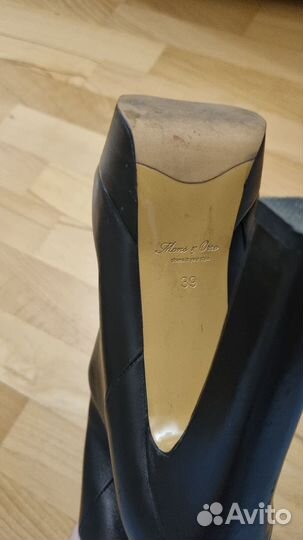 Ботильоны натуральная кожа 39