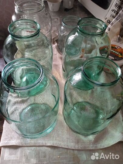 Банка стеклянная 3л. 1л