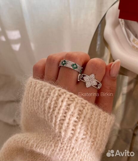 Кольцо roberto coin цвет серебро однотонное