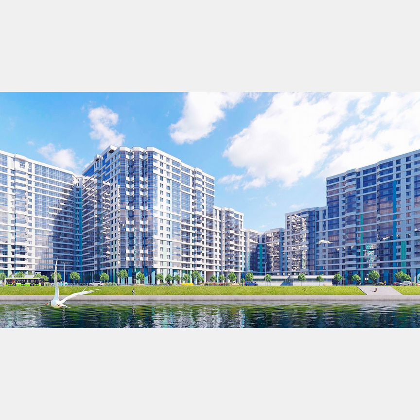 2-к. квартира, 52 м², 2/20 эт.