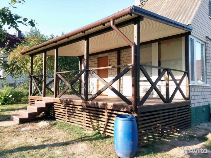 Террасы Пристройки Веранды под ключ / бригада