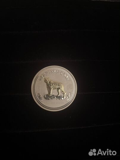 Австралия 1 доллар 2007 год тигра 2010 UNC