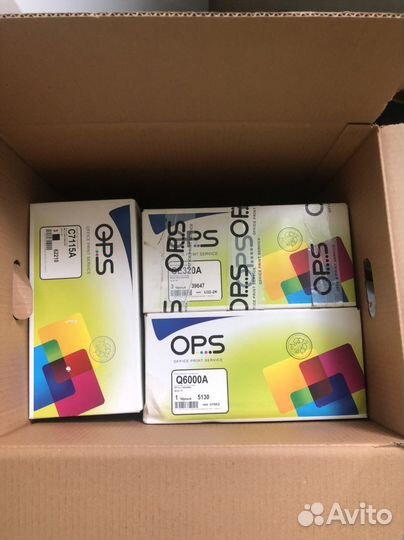 Коробка с картриджами OPS