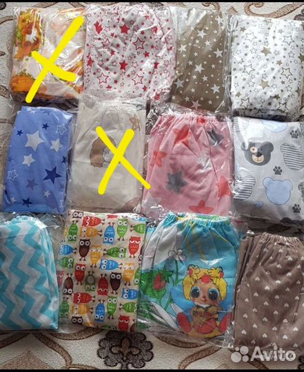 Новые Наволочки, Простыни на резинке в детскую