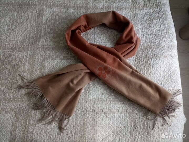 Палантин, шарф, вискоза, шерсть