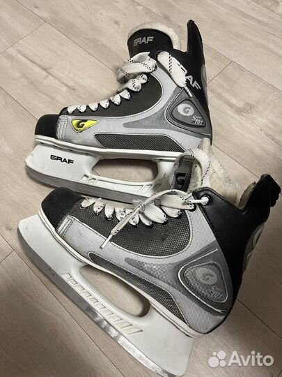 Коньки Graf Super 101, 44 размер