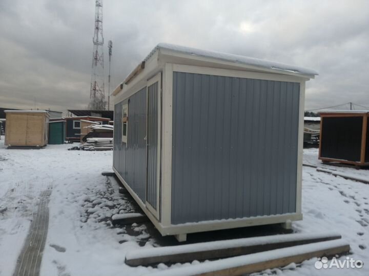 Бытовка 6х2,3м утепленная на участок