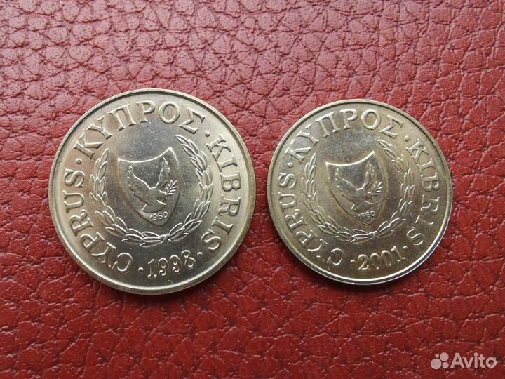 Монеты Германии, Кипра, Англии и США