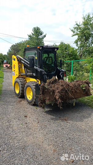 Услуги минипогрузчика
