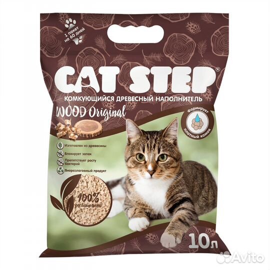 Наполнитель CAT step 10 л