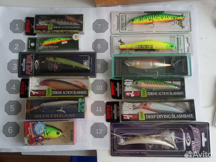 Японские оригинальные и др. воблера