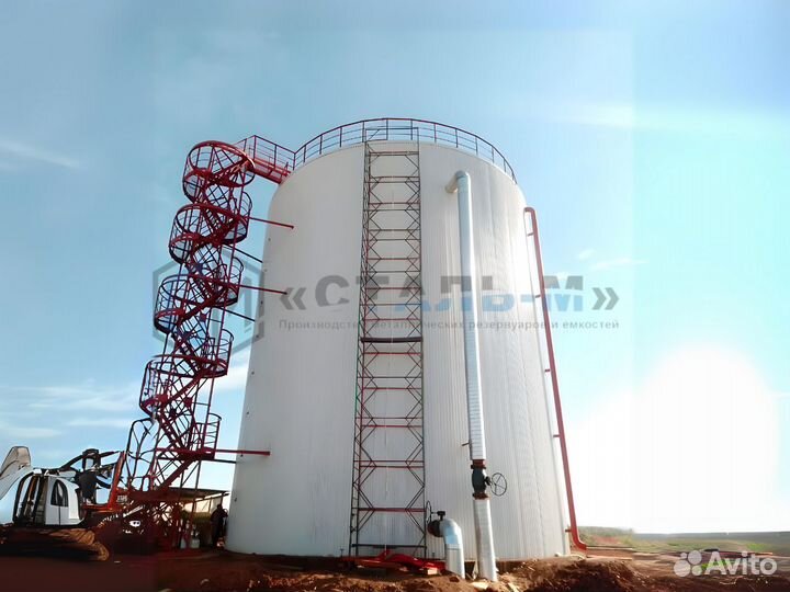 Резервуар вертикальный стальной / рвс/ Емкости