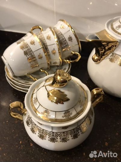 Сервис чайный Thun (Чехия) 15 предметов новый. Мож