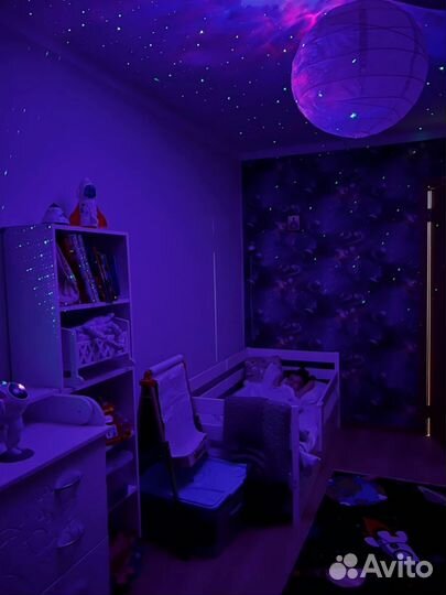 Светильник звездное небонебо космонавт