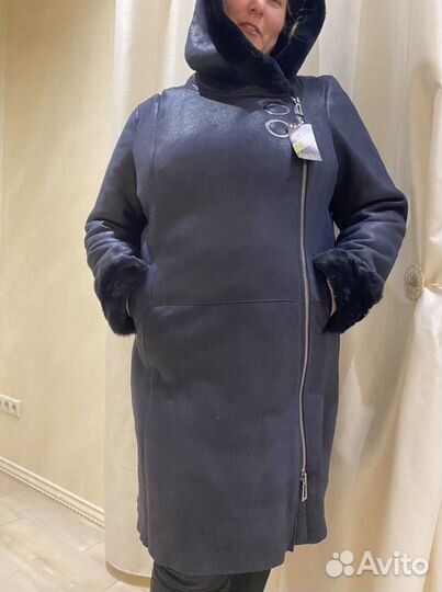 Дубленка натуральная женская 54- 56-58
