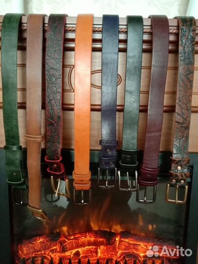 Ремень кожаный