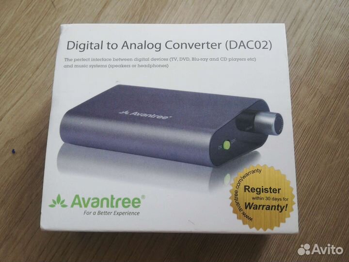 Конвертер аудио сигнала Avantree DAC02