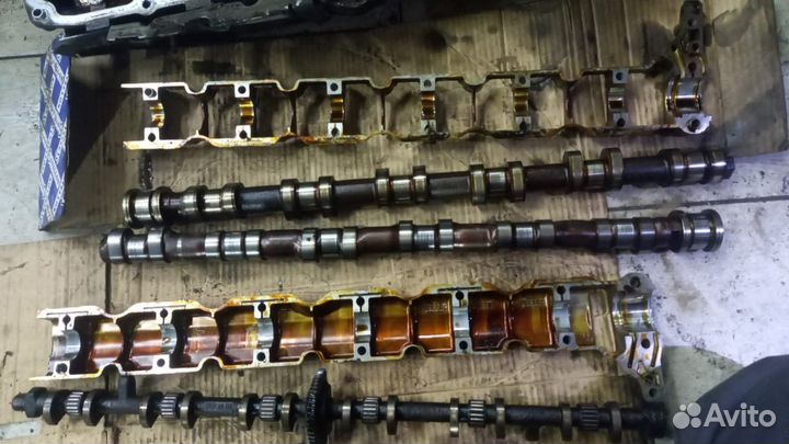 Выпускной вал с планкой опорной BMW X5 E70