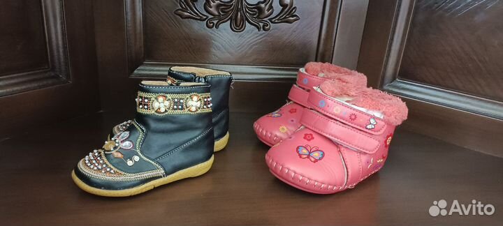 Продам две пары утеплённых пинеток