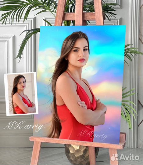 Портрет на холсте / Картины по фото