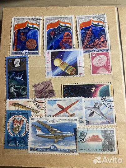 Продам средний альбом ценных марок