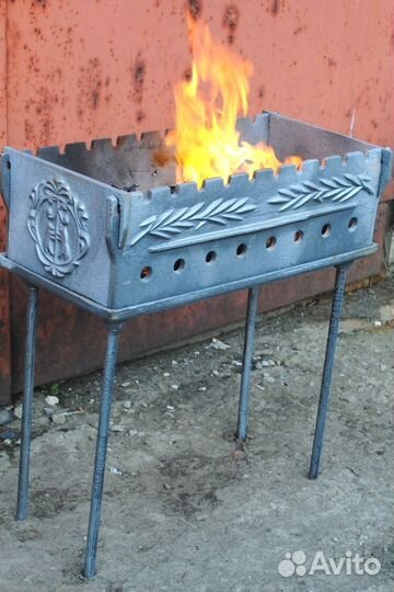 Мангал чугунный новый РФ в наличии Москва