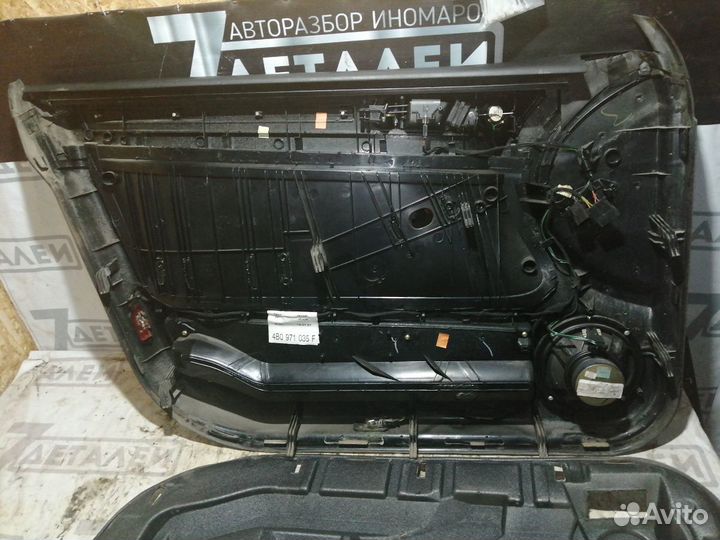 Карта передней правой двери Audi A6 C5 Седан