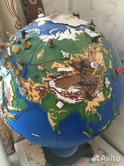 Рельефный глобус