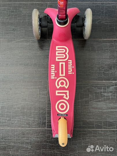 Самокат micro mini deluxe 3 в 1, розовый