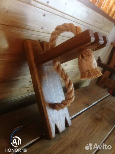 Бра из дерева,светильник